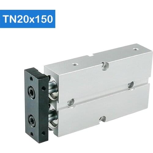 TN20*150-S Free shipping 20mm Bore 150mm Stroke Compact Air Cylinders TN20X150-S Dual Action Air Pneumatic Cylinder