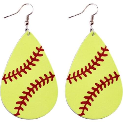 ZWPON 2020 New Teardrop Leopard Leather Earrings for Women Fashion Handmade Bohemian Jewelry Large Statement Earrings Wholesale