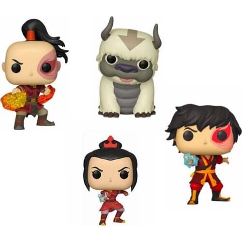 Zunko 538# Appa 540# Azula 542# Zuko 838# Vinyl Action Figure Collection Models Toys for Children