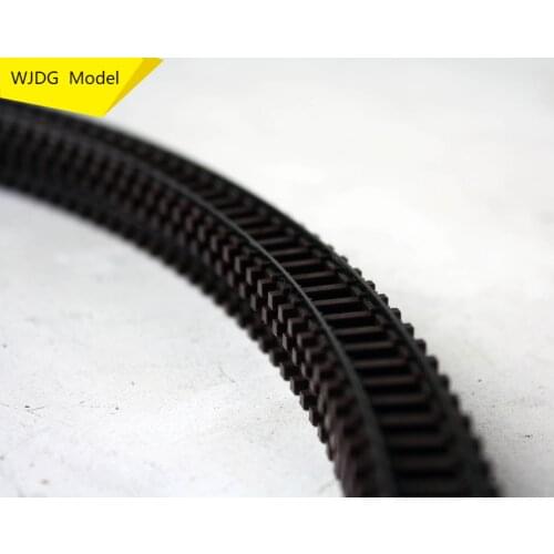 1:160 N scale bare rail set can be assembled into a circle with diameter of about 38CM, the track without connecting piece