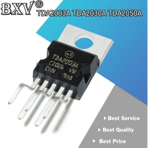 10PCS TDA2003 TDA2003A TO-220 amplifier chip single supply 12V 10W amplifier chip new and original