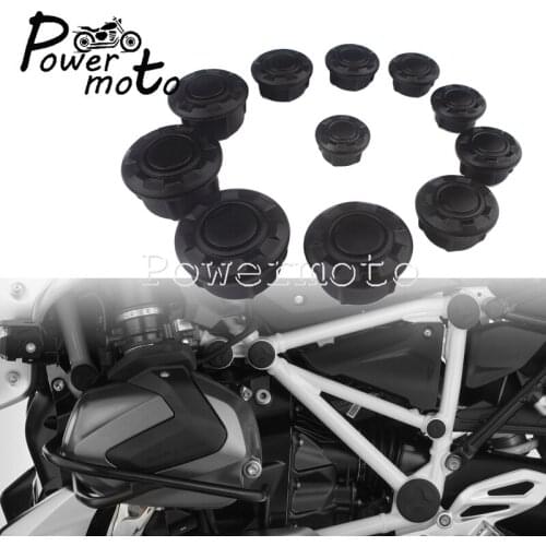 ABS Plastic 11pcs Frame Hole Cap Frame End Plug for BMW R NINE T 2014-2019 R9T