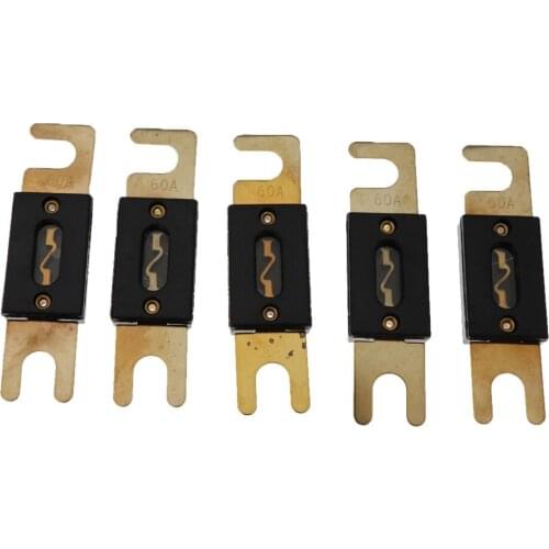15 Pieces Car Audio Install ANL Blade Fuses 60Amp 100Amp 150Amp Gold Plated