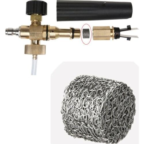 2PCS Multifunction Kitchen Cleaning Tools Auto Car Wash Stainless Steel Foam Lance Filter Lance Mesh Tablet for Foam Generator
