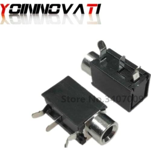 20 pc/LOT PJ316 Female Audio Connector 3 Pin DIP Headphone Jack Socket PJ-316