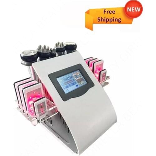 Weight Loss 40k Ultrasonic liposuction Cavitation Vacuum Radio Frequency Lipo Laser 8 Pads Slimming Machine