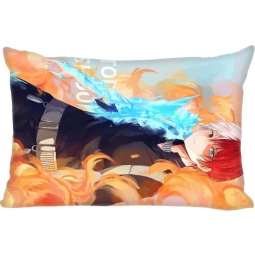 Boku No Hero Academia Todoroki Double Sided Rectangle Pillow Covers Bedding Comfortable Cushion/Good For Sofa/Home/Car Pillow