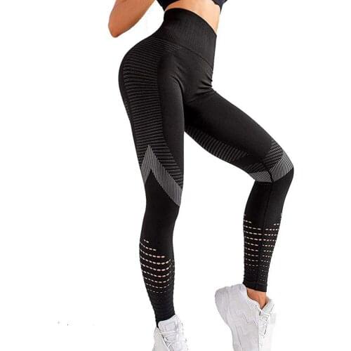 JGS1996 High Waisted Seamless Leggings for Women Tummy Control Workout Gym Butt Lifting Tights Mesh Yoga Pants