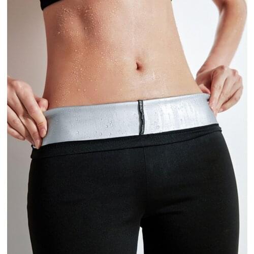 Fitness Gym Leggings Slimming Pants For Women Body Shaper Workout Running Sauna Compression Pants High Waist Tummy Weight Loss