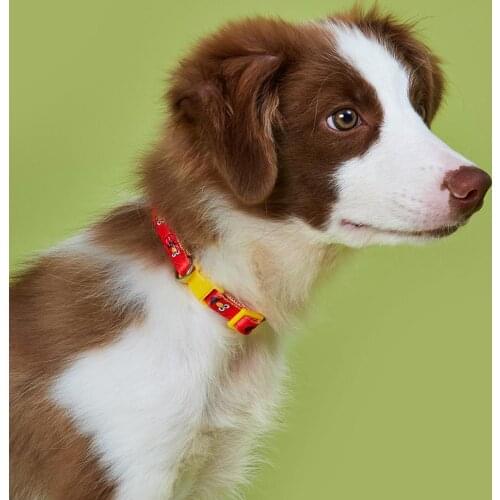 Cartoon Soft Dog Collar with Buckle Adjustable Safety Nylon Collars for Dogs Small Medium Large