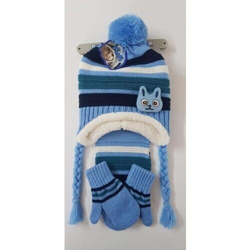 Fixman ranging Age 3'lu Children 'S Scarf Beanie Gloves Set