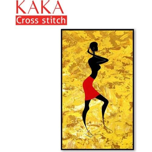 Cross stitch kits,Embroidery needlework sets with printed pattern,11CT-canvas for Home Decor Painting,Portrait Full NCKP022