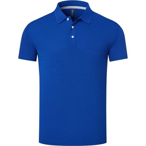 2021 new summer short-sleeved polo shirt mens lapel fashion casual slim breathable solid color business mens comfortable polo
