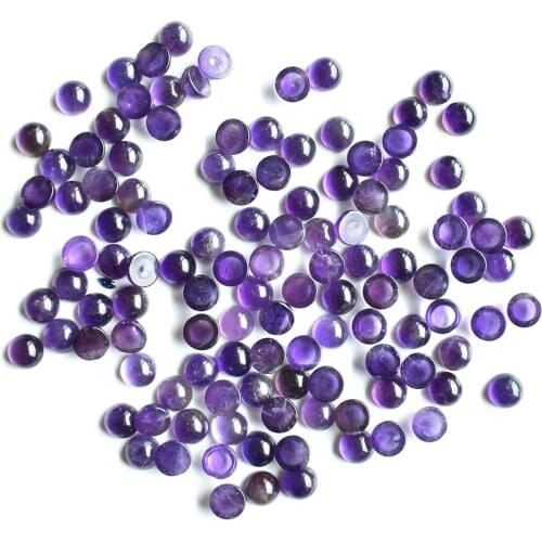 Wholesale 50pcs/lot 2020 fashion high quality natural stone round CAB CABOCHON 6mm beads for jewelry Accessories making free
