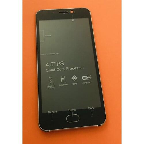 Original LCD Display Screen + Touch Screen + Frame for kingzone s2 MTK6580 Quad core Free shipping