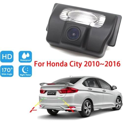 For Honda City 2010 2011 2012 2013 2014 2015 2016 Car Reversing Back up Parking Rear View Camera HD CCD Night Vision Waterproof