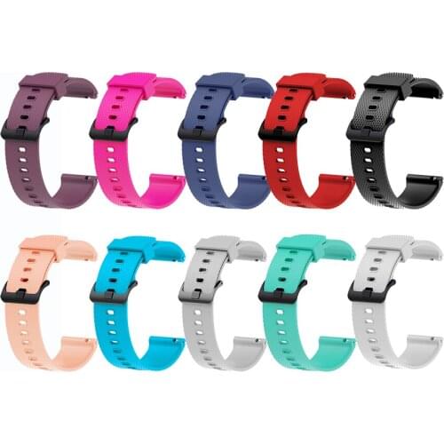 Sports Silicone Wrist Strap for Xiaomi Huami Amazfit GTR 42mm Smart Watch Band Bracelet for Amazfit Bip lite Watch Strap