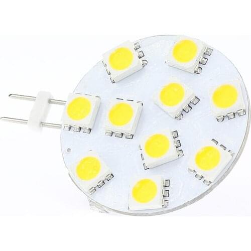 5pcs/lot G4 led light 10LED SMD 5050 12VDC 12VAC 220LM 2W For Home Housing Boat Spoting Lighting Lamp Bulb