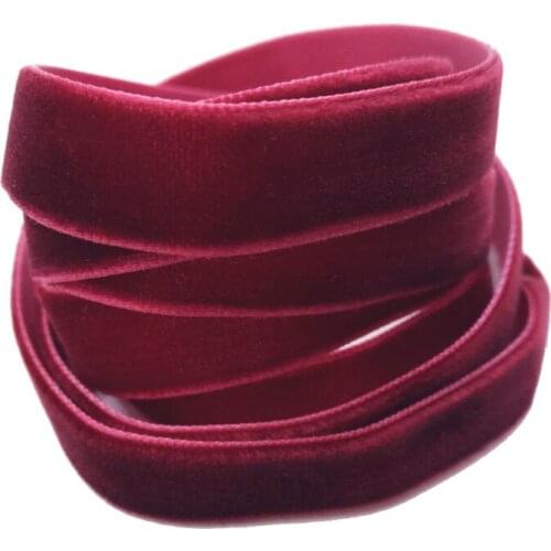 Weiou 1.27cm Width One Side Velvet Surface Shoelaces Women Men Rose Red Peach Pink Colorful Leather Sports Casual Shoes Laces