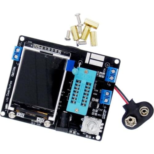 LCD GM328A Transistor Tester Diode Capacitance ESR Voltage Frequency Meter PWM Square Wave Signal Generator SMT So