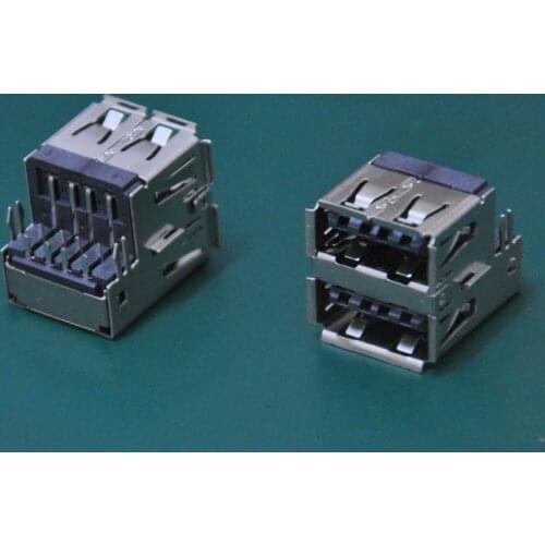 1pcs Double USB female connector fit for Toshiba Satellite L300 L305 L305D laptop usb socket