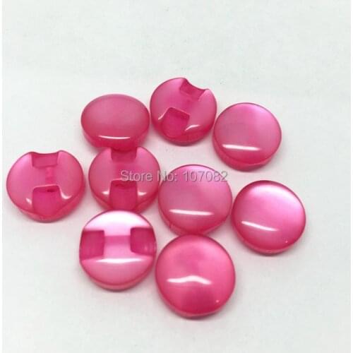 400pcs Pearl Pink Resin Round Buttons Baby Fancy Dress Button Flatback Sewing Cardmaking Scrapbooking