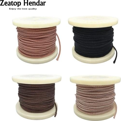 1Pcs 6N 8 Cores Earphone Cable Extreme Soft HIFI DIY Repair Headphone Audio Wire Pure Single Crystal Copper 1.5M 10M