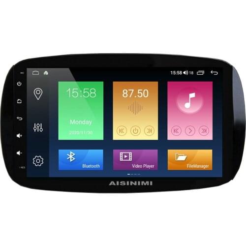 AISINIMI Android 10 Car Dvd Player navigation For Mercedes Benz Smart Fortwo 2016 2017 Car Audio Gps Multimedia Stereo Monitor