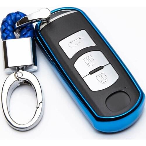TPU Car Key Cover Case Holder For Mazda 2 Mazda 3 Mazda 5 6 8 CX-3 CX-4 CX-5 CX-7 CX-9 Atenza Axela MX5 RX 323 626 2017 2018