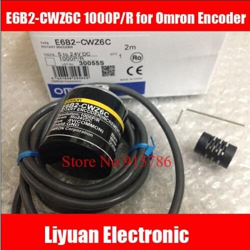 Free Shipping 1pcs E6B2-CWZ6C 1000P/R for Omron Encoder / ABZ output Rotary Encoder