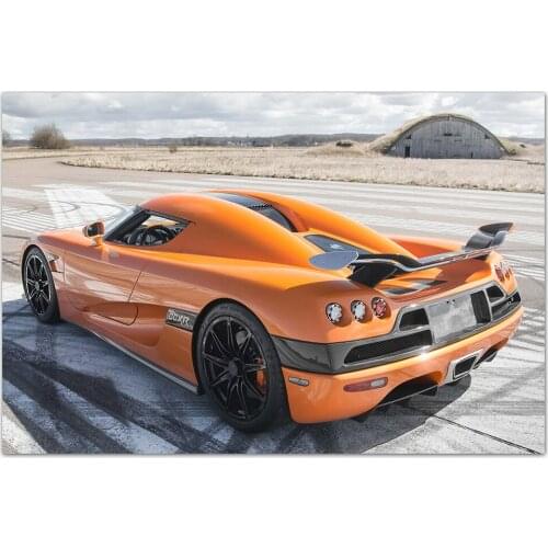 Wall Art Canvas Painting Koenigsegg CCXR Sport Car Posters and Prints Wall Picture For Living Room Decor