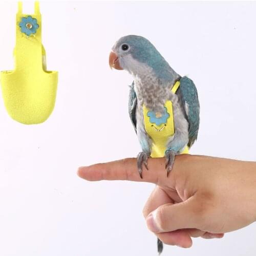 Parrot Clothes Bird with Diapers Tiger Skin Peony Wind Poop Pocket Diapers Flying Clothes Bird Things