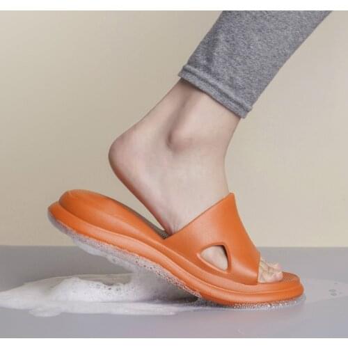 Duoyi Summer Home Women Slippers Simple Shoes Non-slip Bathroom Slides Flip Flops Couples Indoor Men Platform Slippers