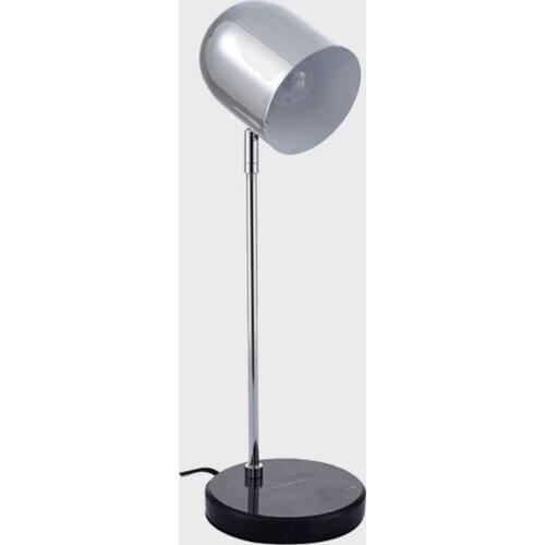 Post-modern creative boutique modern simple metal desk lamp bedroom bedside marble base decorative desk lamp