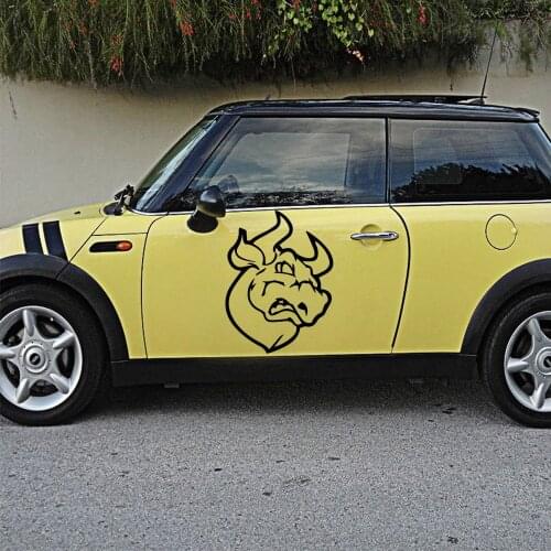 Car Body Demon Skull Stickers Voiture Fashion Cartoon Car Sticker Window Decoration Personality Vinyl Decals