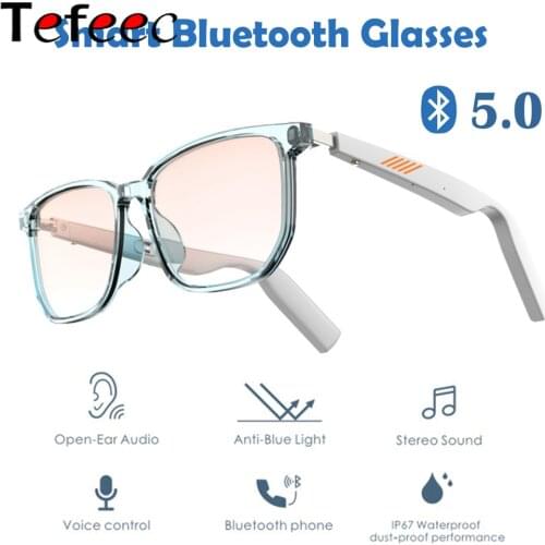 Smart glasses intelligente Android Bluetooth 5.0 AI Eyewear TWS Wireless Music Earphones Anti-blue Polarized lens Sunglasses