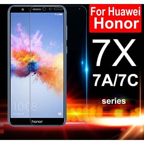 Protective Glass Honor 7x For Huawei 7a 7c Pro Tempered Glas Huawey 7 X C A X7 C7 A7 Screen Protector On The Honor7x Honor7a