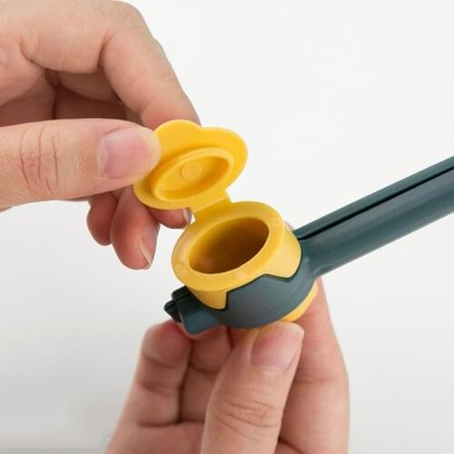 Food Sealing Clip Kitchen Tool Plastic Bag Discharge Spout Food Moisture-proof Seal Clip Discharge Port Sealer Dropshipping