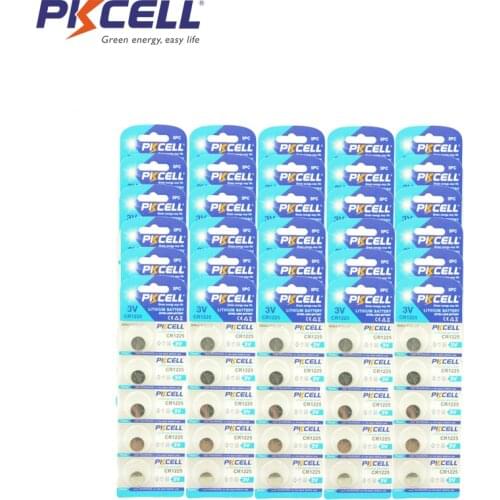 200Pcs CR1225 3V Lithium Battery BR1225 EBR1225 CR 1225 Batteries 50mAh Equal to KL1225 5020LC L1225 ECR1225 PKCR1225 5020LC