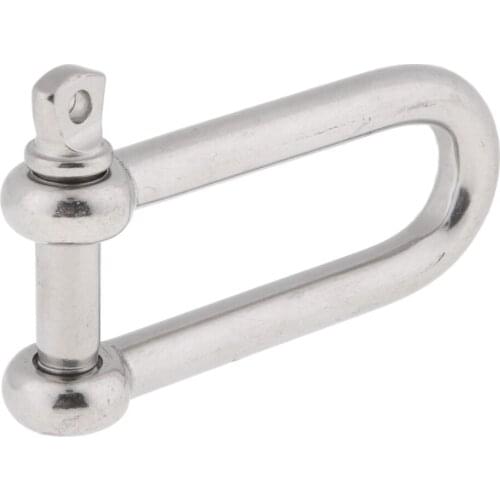 3/8 Inch Boat Marine 304 Stainless Steel Long Anchor D Shackle With Pin