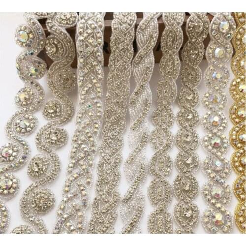 90CM/lot Lace Trim Fabric Sewing Lace Gold Silver Braided Lace Ribbon Curve Lace DIY Clothes Accessories Wedding Crafts