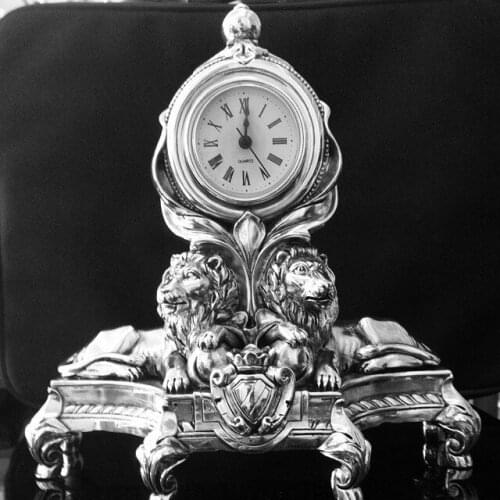 925 AYAR GUMUS KAPLAMA ASLANLI SAAT