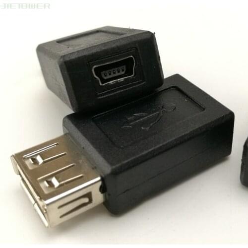 300pcs/lot USB 2.0 Type A Female to Micro USB B Female Adapter Usb Data Charger for Mobile Phones Tablets Extension Connector