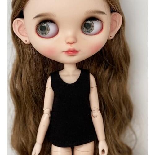 Blyth OB24 Azone Licca OB22 Girl BJS Doll Clothes Top Bottom Shirt vest LE09