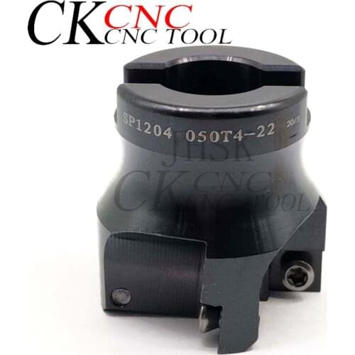 90 degree SP1204-50-22-4T face mill holder milling cutter disc Indexable milling bar head bit holder for SPMT1204 shoulder milli