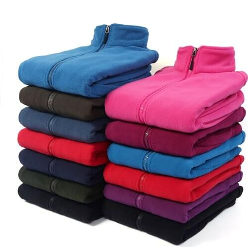 Fleece jacket for men and women autumn winter outdoor polar fleece thermal coat Camping Hiking Jacket Mountaineering clothes