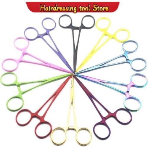 Pet Pull Ear Hair Hemostat, Multi-color Pet Pliers Stainless Steel Model Number Total Length Blade Material Handle Material