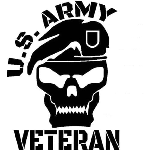 Personality Car Sticker Army Veteran Beret Special Forces Recon Decals Automobile Accessories PVC Decoration Waterproof Decal