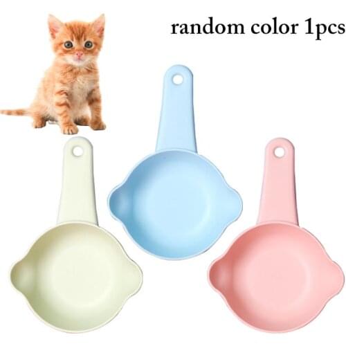 Pet Feeding Shovel Cat Food Scoop Large Capacity Thickening Cat Dog Spoon Plastic Shovel Pet Feeder Dropship