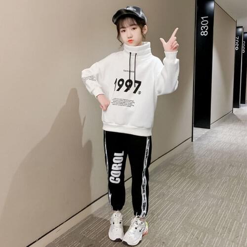 Girls Clothing Set Children 2021 Spring Autumn Sports Suit Long Sleeve Girls Tracksuits for Kids Clothes 4 6 8 10 12 13 Years